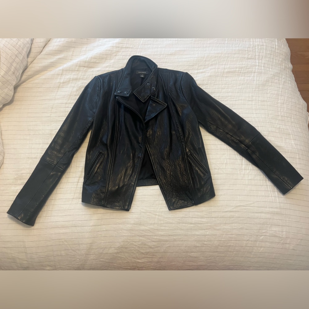 Halogen 100% Leather Jacket